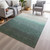 Ombre Washable Indoor Outdoor Area Rug