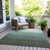 Ombre Washable Indoor Outdoor Area Rug