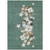 10' X 14' Pale Aqua Beige Ivory And Taupe Presents Washable Indoor Outdoor Area Rug