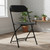 Set of Six Metal Outdoor Folding Stacking Dining Chairs