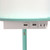 Simple Designs 62.5" Round Modern Shelf Etagere Organizer Storage Floor Lamp with 2 USB Charging Ports, 1 Charging Outlet and Linen Shade