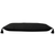 14" X 36" Jet Black 100% Cotton Zippered Pillow