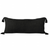 14" X 36" Jet Black 100% Cotton Zippered Pillow