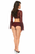 Sheer Lace Bell Sleeve Peasant Top
