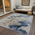 Abstract Washable Indoor Outdoor Area Rug