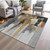 Abstract Washable Indoor Outdoor Area Rug