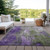 Abstract Washable Indoor Outdoor Area Rug
