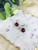 Double Crystal Stud Earrings 