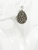 Crystal and Leopard Leather Stud Earrings 