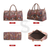 BHOLD-STRD  William Morris Strawberry Thief Red Big Holdall/Duffel Bag