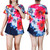 Women Summer Shirts Tops Loose Short Sleeve 