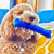 Natural Rubber Bone Toothbrush Toy