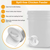 6Packs DIY Spill-free Chicken Feeders 