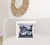 20x20 White Muted Purple Deer Blown Seam Broadcloth Animal Print Throw Pillow