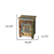 18" Brown Standard Accent Chest With One Drawer