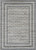 5' X 8' Gray Striped Indoor Outdoor Area Rug
