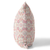 20" X 20" Pink And White Broadcloth Floral Throw Pillow