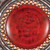 21" Red And Brown Round Polyresin Decorative Plaque