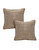 Cozy Woven Brown Pillowcase