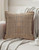 Cozy Woven Brown Pillowcase