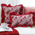 Rose Print Pillow Covers with Ruffle Border Floral Rectangular Cushion Covers for Sofa, BedHome Dcor