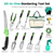13Pcs Garden Tool Set Aluminum Alloy Gardening Hand Tools Starter Kit