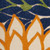 8' X 11' Ivory And Blue Floral Indoor Outdoor Area Rug