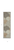 6' Runner Gray and Ivory Floral Indoor Outdoor Area Rug
