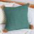Ribbed Knit Pillowcase with PomPoms Boho Decorative Cushion Covers