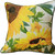 Set Of 2 Square Sunflower Throw Pillow Covers