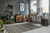 8' X 11' Charcoal Southwestern Indoor Outdoor Area Rug
