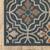 10' X 13' Blue and Orange Moroccan Indoor Outdoor Area Rug