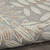 8' X 11' Gray And Ivory Floral Indoor Outdoor Area Rug