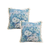 Oil Painting Shabby Chic Style Handmade Full Floral Needlepoint Throw Pillow