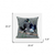 20x20 Off White Green Bird Blown Seam Broadcloth Animal Print Throw Pillow