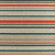 7' X 9' Blue and Gray Striped Indoor Outdoor Area Rug
