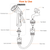 Garden Hose Nozzle Water Spray Gun