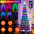 5.9FT 234Pcs LED Lights Collapsible Christmas Tree Light