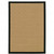 Beige and Black Indoor Outdoor Area Rug