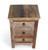 16" Modern Rustic Three Drawer Accent Chest