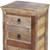 16" Modern Rustic Three Drawer Accent Chest