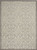8' X 11' Gray And Ivory Floral Indoor Outdoor Area Rug