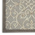 8' X 11' Gray And Ivory Floral Indoor Outdoor Area Rug