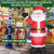 6.4ft Inflatable Christmas Giant Santa Claus Blow up Light