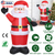 6.4ft Inflatable Christmas Giant Santa Claus Blow up Light