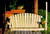 71" X 24" X 47" Natural Wood Porch Swing