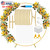 7.3FT Metal Round Balloon Arch Reusable Circle Backdrop Stand