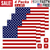 4 Pcs 3 x 5 Ft American US Flags Vivid Color and UV Fade Resistant