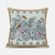 20x20 Light Green Purple Brown Bee Blown Seam Broadcloth Animal Print Throw Pillow