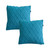 Turquoise Diamond Knit Pillowcases Soft Decorative Cushion Covers for Sofa, BedHome Dcor